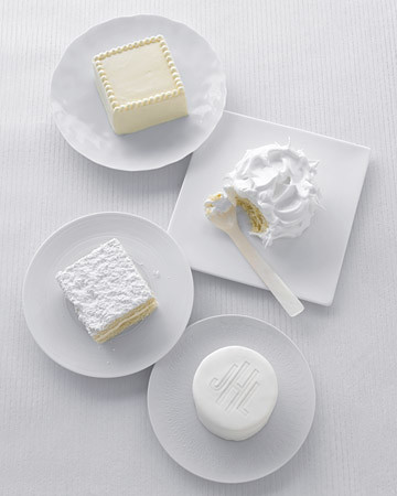 White Cake Four Ways, Martha Stewart