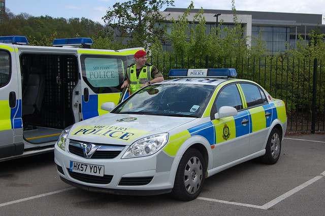 Military Police Vauxhall Vectra