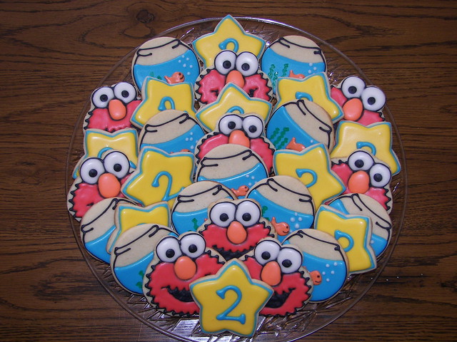 Elmo Cookie Platter