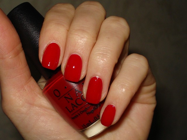 OPI - Mat-adore Red  (World collection fall 2001)