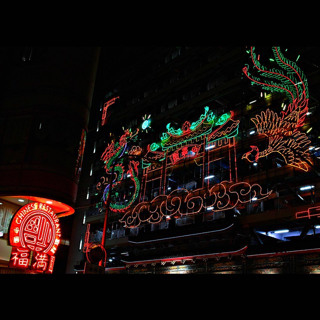 Night in Chinatown.