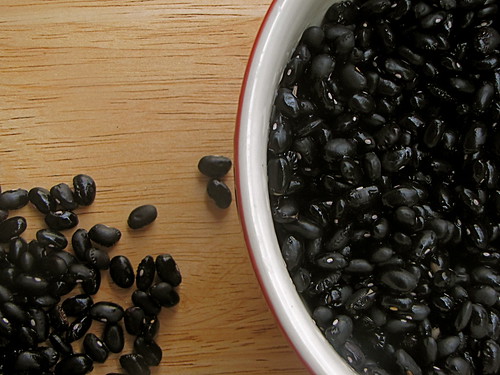 rinsed black beans | by the rosy kitchen