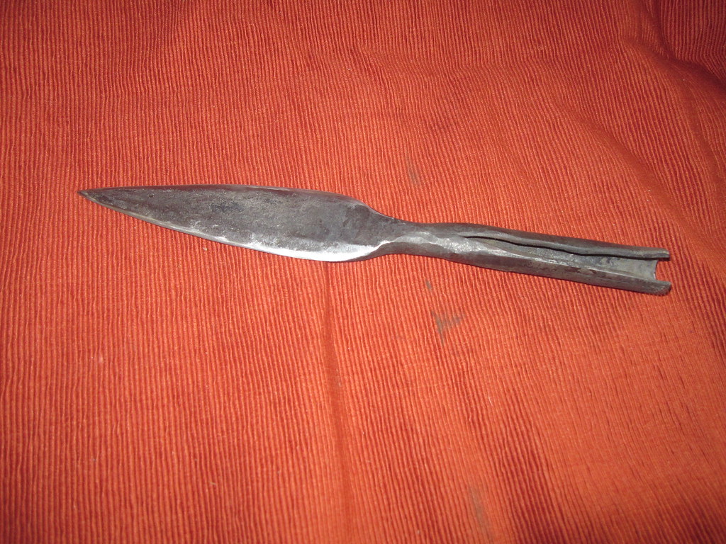  Anglo Saxon spear  head Mild steel based on the Petersfinge Flickr