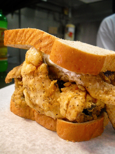 Fried Whiting Sandwich, Famous Fish Market, Harlem, NYC - a photo on ...