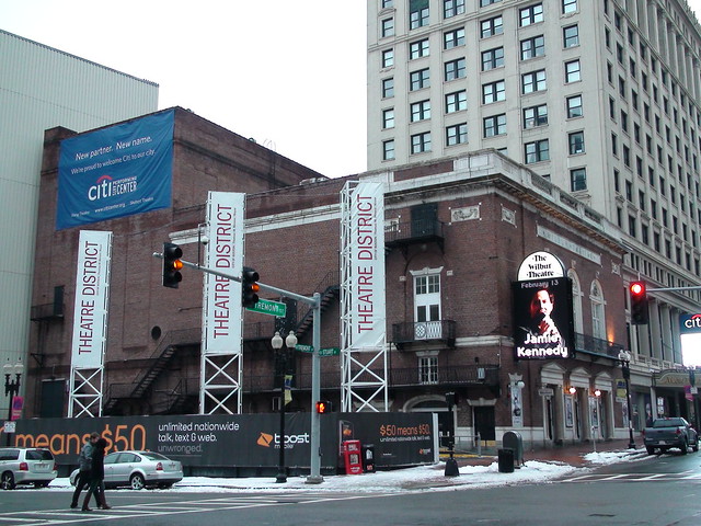 Wilbur Theatre, a legendary theatre in Boston