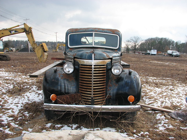A 1940 CHEVY TRUCK IN FEB 2010