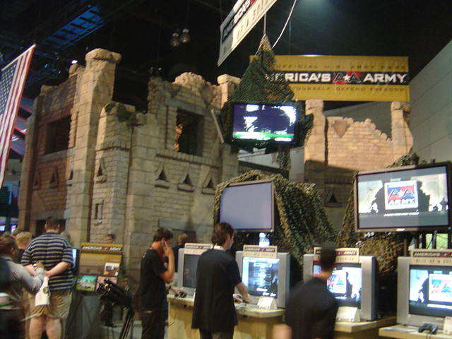 E3 2005 America's Army booth