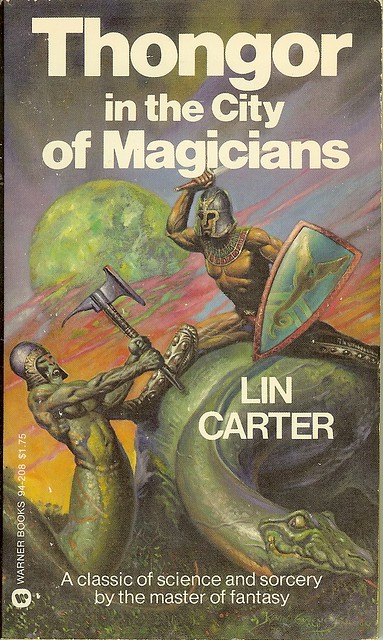 Thongor in the City of Magicians - Lin Carter - cover artist  Kevin Eugene Johnson