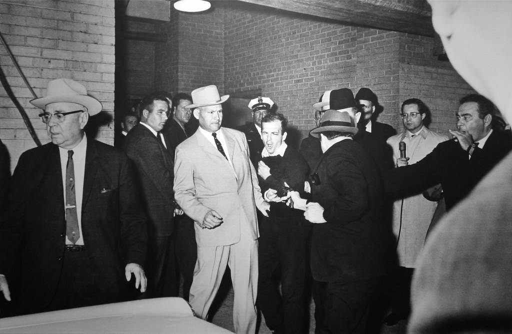 John F Kennedy Assassination Jack Ruby In Custody PHOTO Shot Lee Harvey Oswald