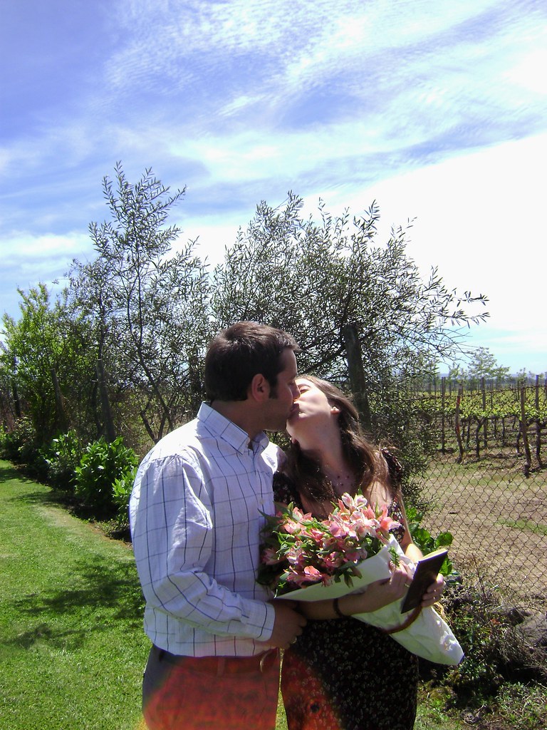 Recién casados/Newly wed, Fundo Los Olivos, San Clemente '09, Región del Maule, Chile - www.meEncantaViajar.com