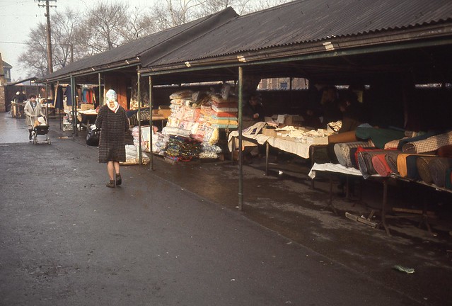 Liverpool - Wochenmarkt - weekly market in 1969