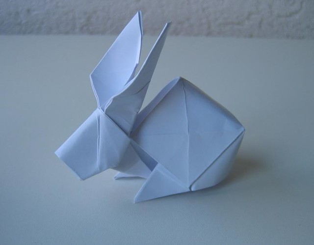 Bunny rabbit - take 2 | Another try on the rabbit. Folded fr… | Flickr