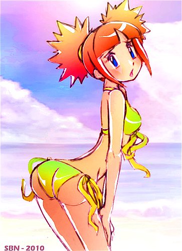 Pokemon Fanart - Bikini Hitomi (Kate) .