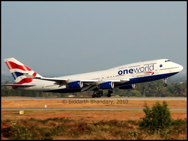 Britsh Airways Boeing 747-436 sporting the 