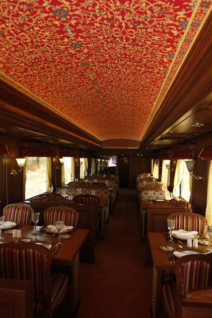 Maharajas' Express Luxury Train (India) - Restaurant