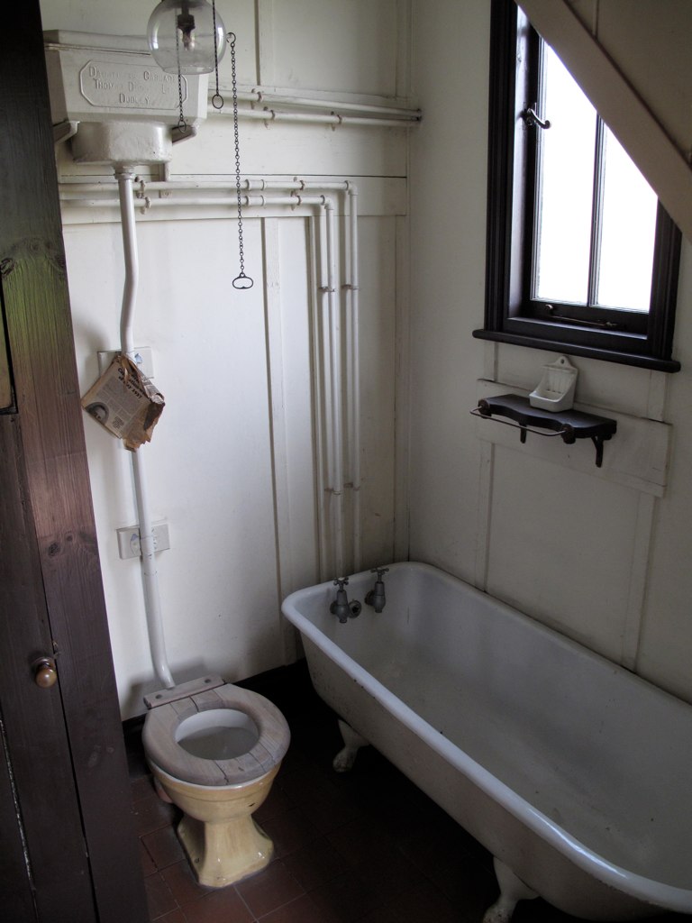 Bathroom in the Steel Frame House