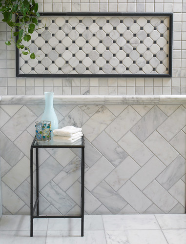 Arizona Tile: Marble | Manhattan Tumbled Cordoba pattern, 2"… | Flickr
