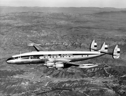 Douglas DC-8 and Lockheed L-1049 Super Constellation