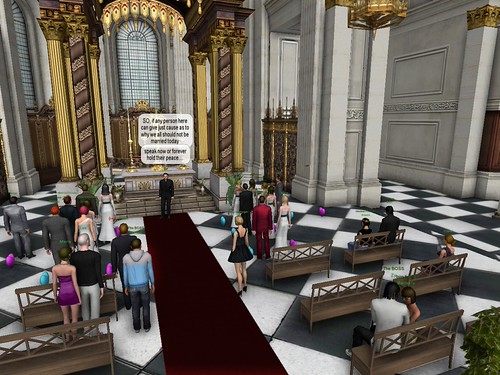 Twinity Virtual Wedding St Pauls Cathedral in mirrored London | by Twinity Virtual World