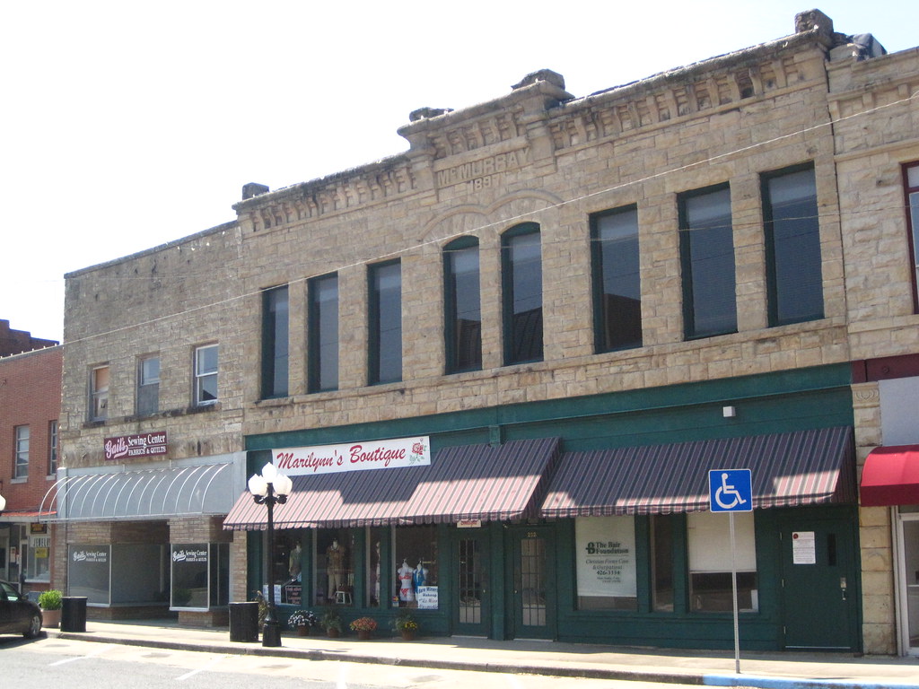 Stone Commercial Building McAlester, Oklahoma Michael Allen Flickr