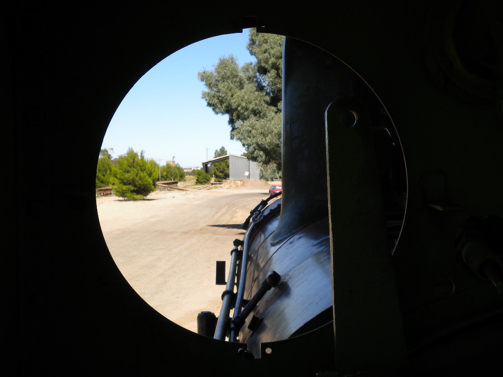 Train Driver's Porthole View