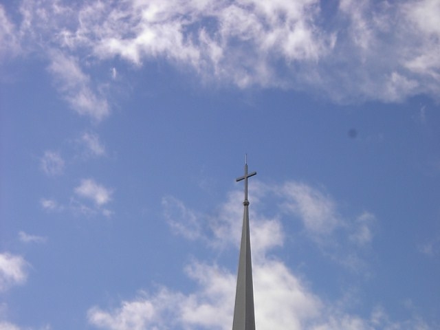 Prince of Peace Church steeple