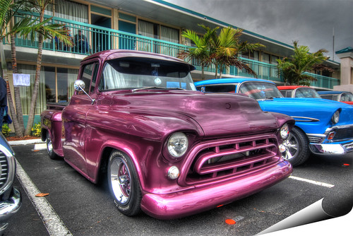 chevrolet truck florida pickup chevy 1957 hdr photooftheday chev cocoabeach photomatix 3exp gmfyi