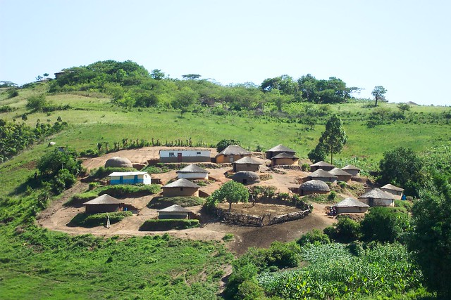 Zulu Village in Rural Zululand