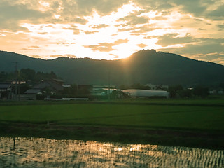 Ibaraki sunset 3　茨城の日没3