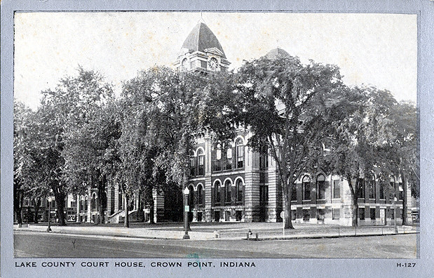 Lake County Courthouse, circa 1940- Crown Point, Indiana