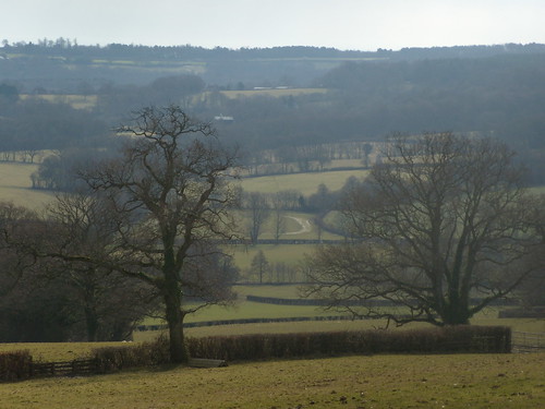 View into the valley Nearing Burwash Stonegate to Robertsbridge