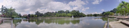 Panorama of the Perdana Lake Gardens by Frans Harren