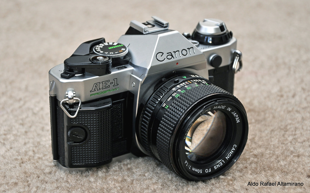 美品)canonAE-1PROGRAM+NEW FD 50mm F1.4-