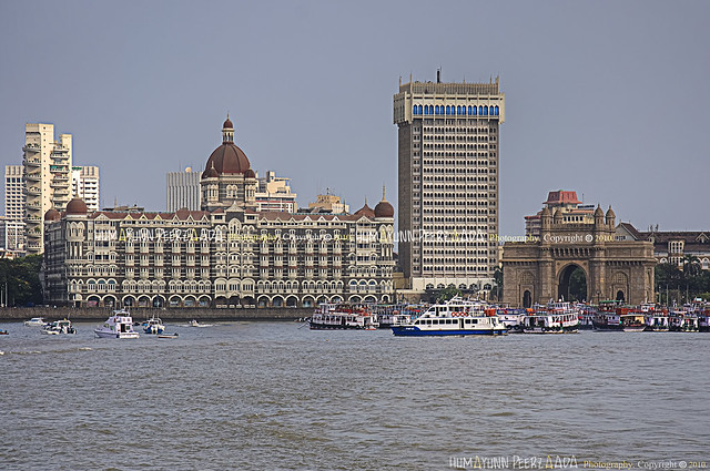 The Taj Mahal Palace & Tower and Gateway of India, Mumbai, Maharashtra - India