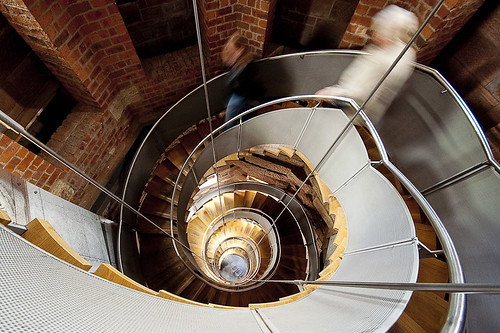 Staircase in 'The Lighthouse' by Michael Echteld