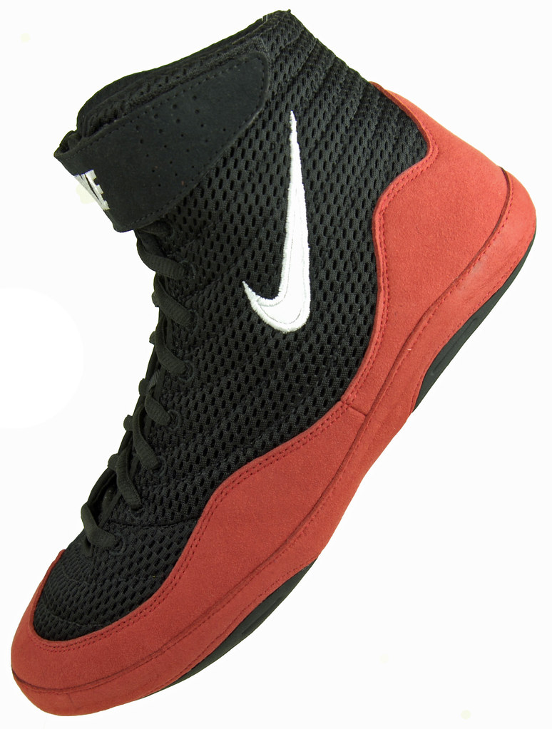 riñones de múltiples fines girar Wrestling Shoes Nike Inflicts Black and Red - View 1 | Flickr
