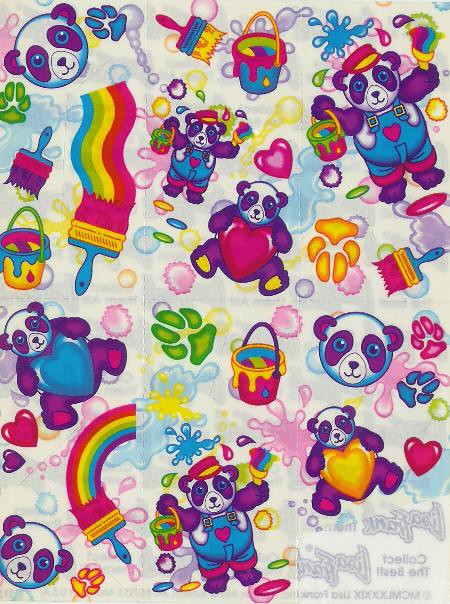 Vintage Lisa Frank Stickers, I've seen her new stickers of …