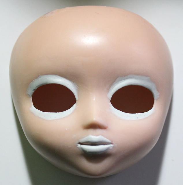 Head H: First sculpting Front