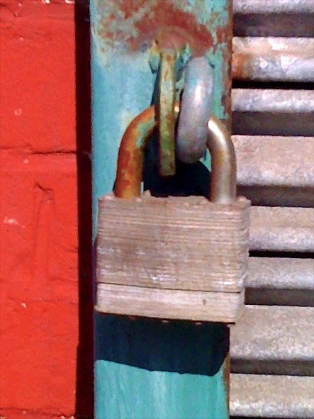 Red, lock, Gate #1