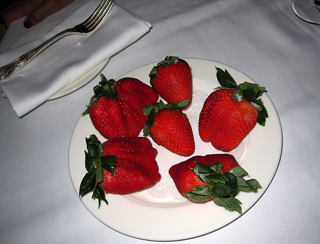 Six Strawberries and......