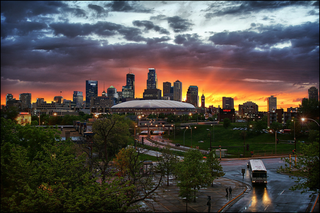 minneapolis, mn minnesota downtown sunset | Minneapolis, MN … | Flickr