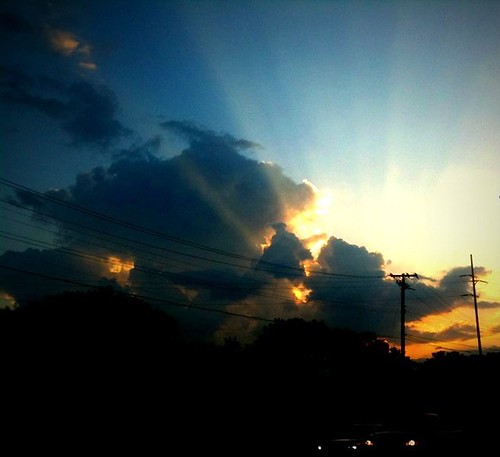 sunset clouds dallas sunrays epic dall 201 2010 iphone iph