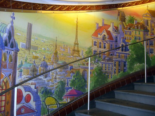 Inside Abbesses metro station, Paris