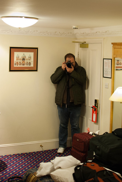 Evan in First Room - Lancaster Hotel London