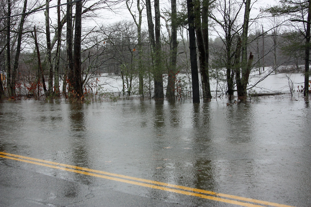 Lamprey River flooding over onto Rt 108 | Pictures from the … | Flickr