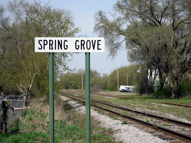 Railroad sign Northeast Mchenry Co. Illinois