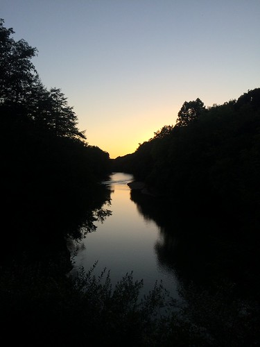 Sunset on Sugar Creek by Dan Widner,
