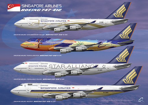 SINGAPORE AIRLINES　B747-412 1000機目の747 Welcome to Flickr!