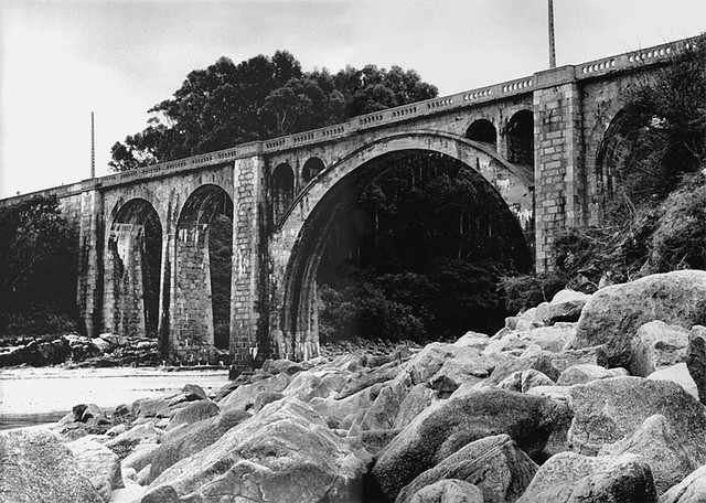 Puente del FEVE, Rueta, Lugo. (papel)