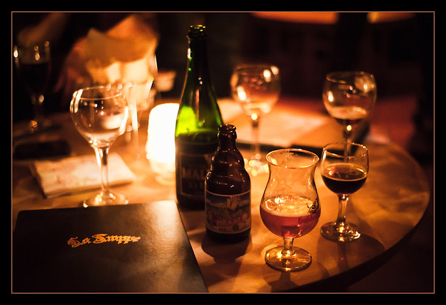 An evening at La Trappe
